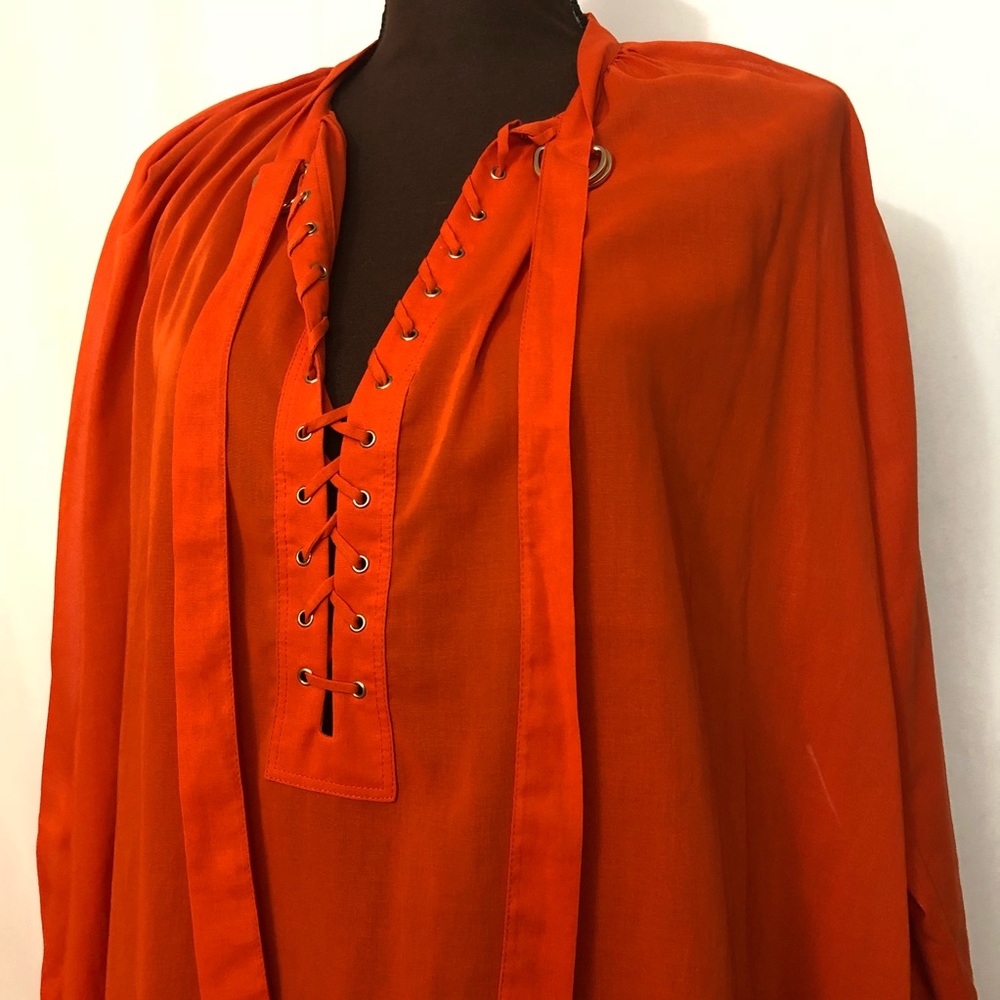 GUCCI Long Sleeve V-Neck Top, Size 40 IT - Picture 3 of 8